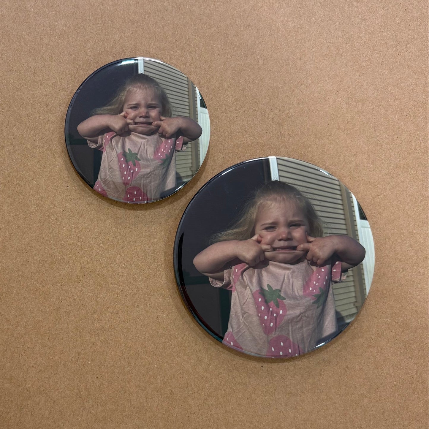 Custom Photo 3.5" Pin