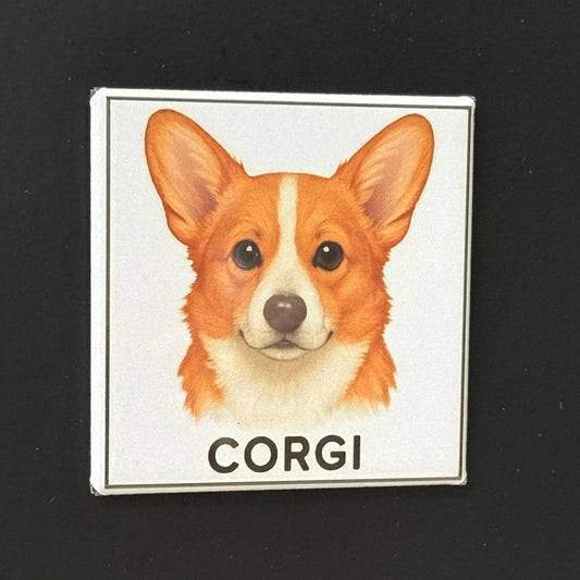 Corgi - Animals - 2"x2" Magnet