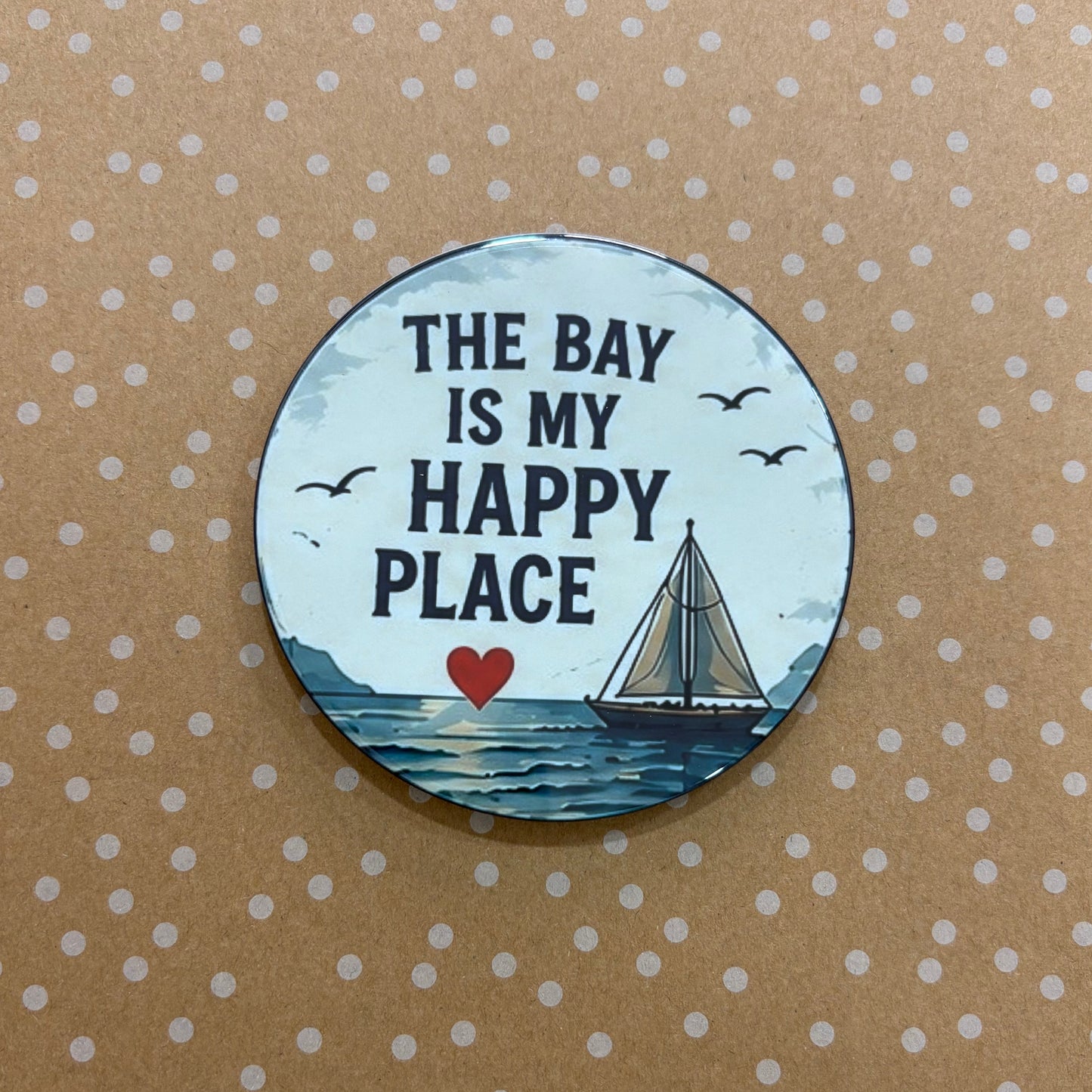 My Happy Place - 3.5" Coaster