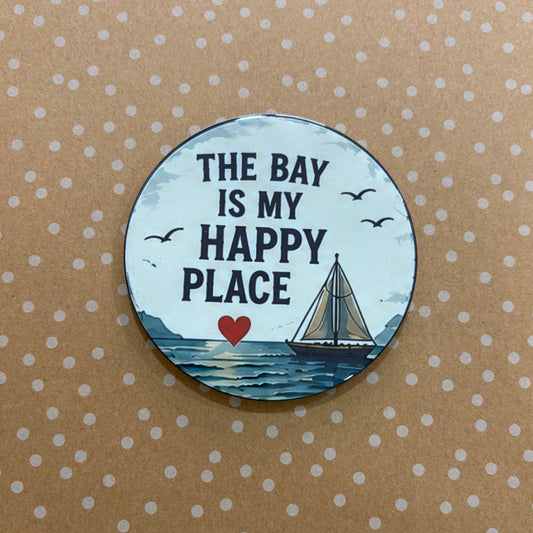 My Happy Place - 3.5" Coaster