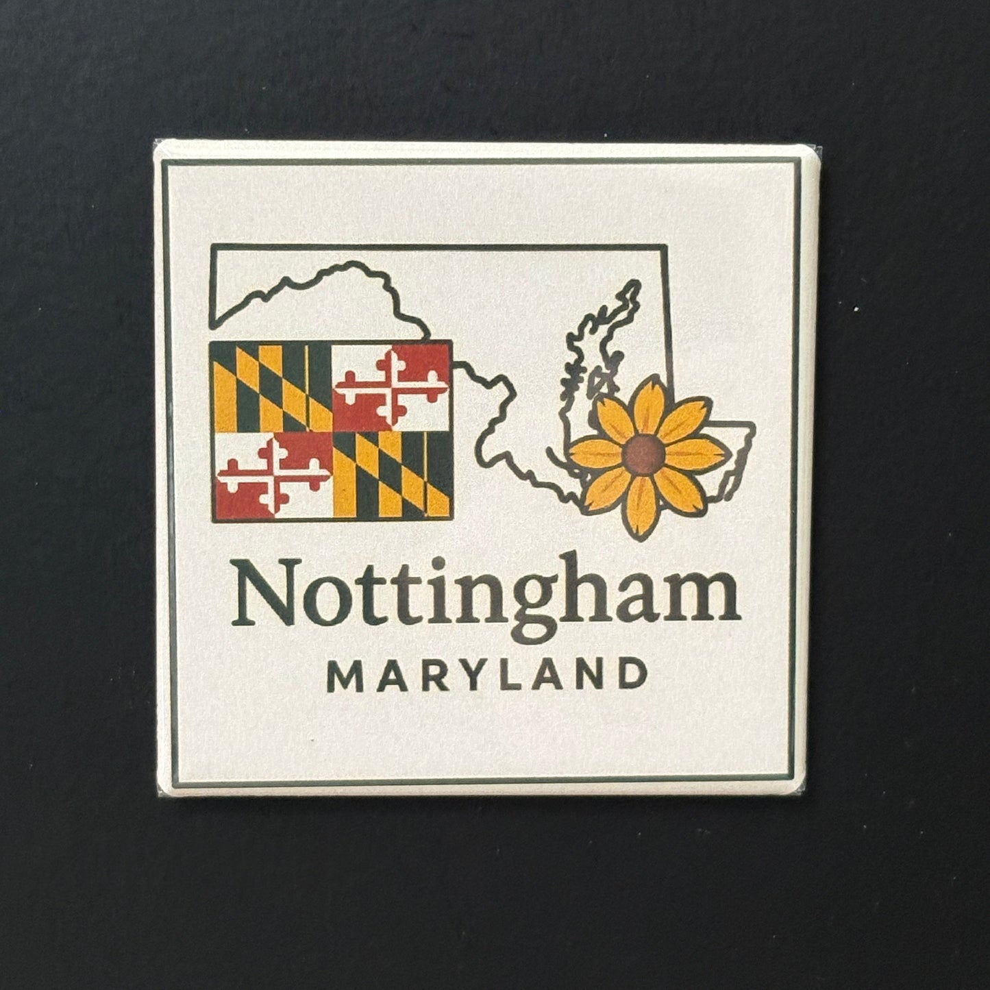Nottingham - Maryland Pride - 2"x2" Magnet