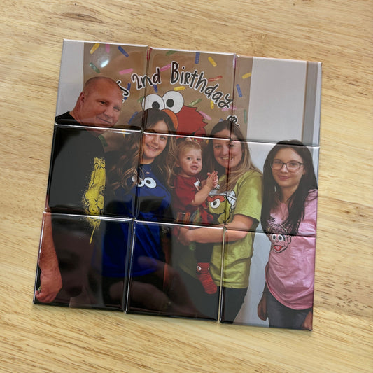 Custom Photo Puzzle Magnets
