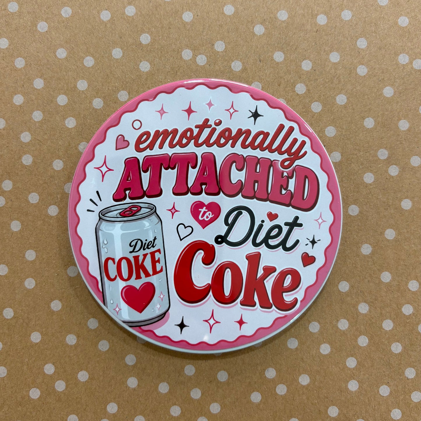 Emotionally Attached (DC) - Drinks, Please - 3.5" Coaster