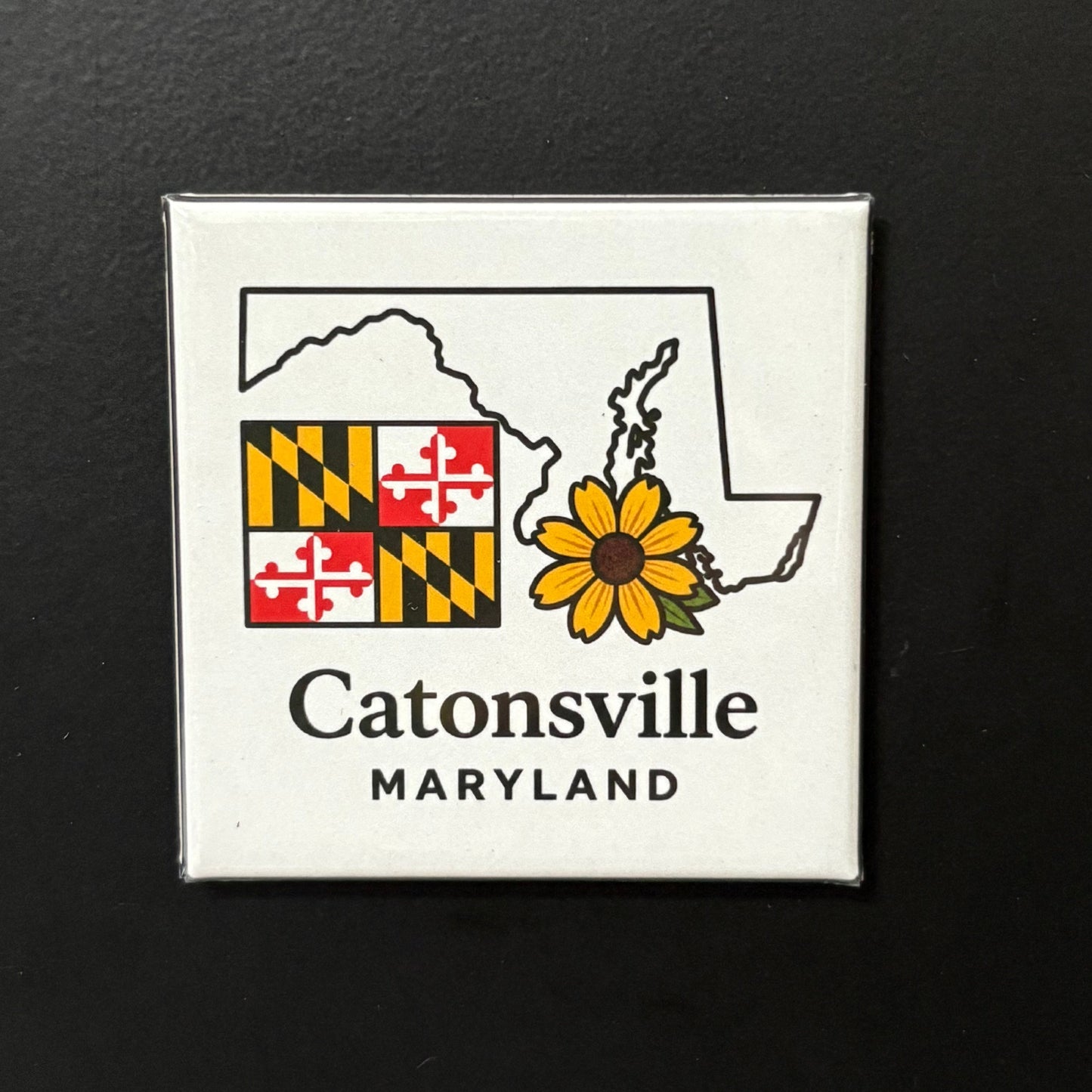 Catonsville - Maryland Pride - 2"x2" Magnet