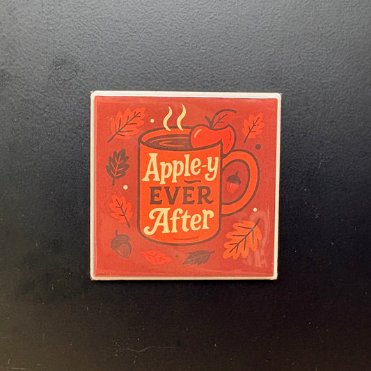 Apple-y Ever After - Halloween - 2"x2" Magnet