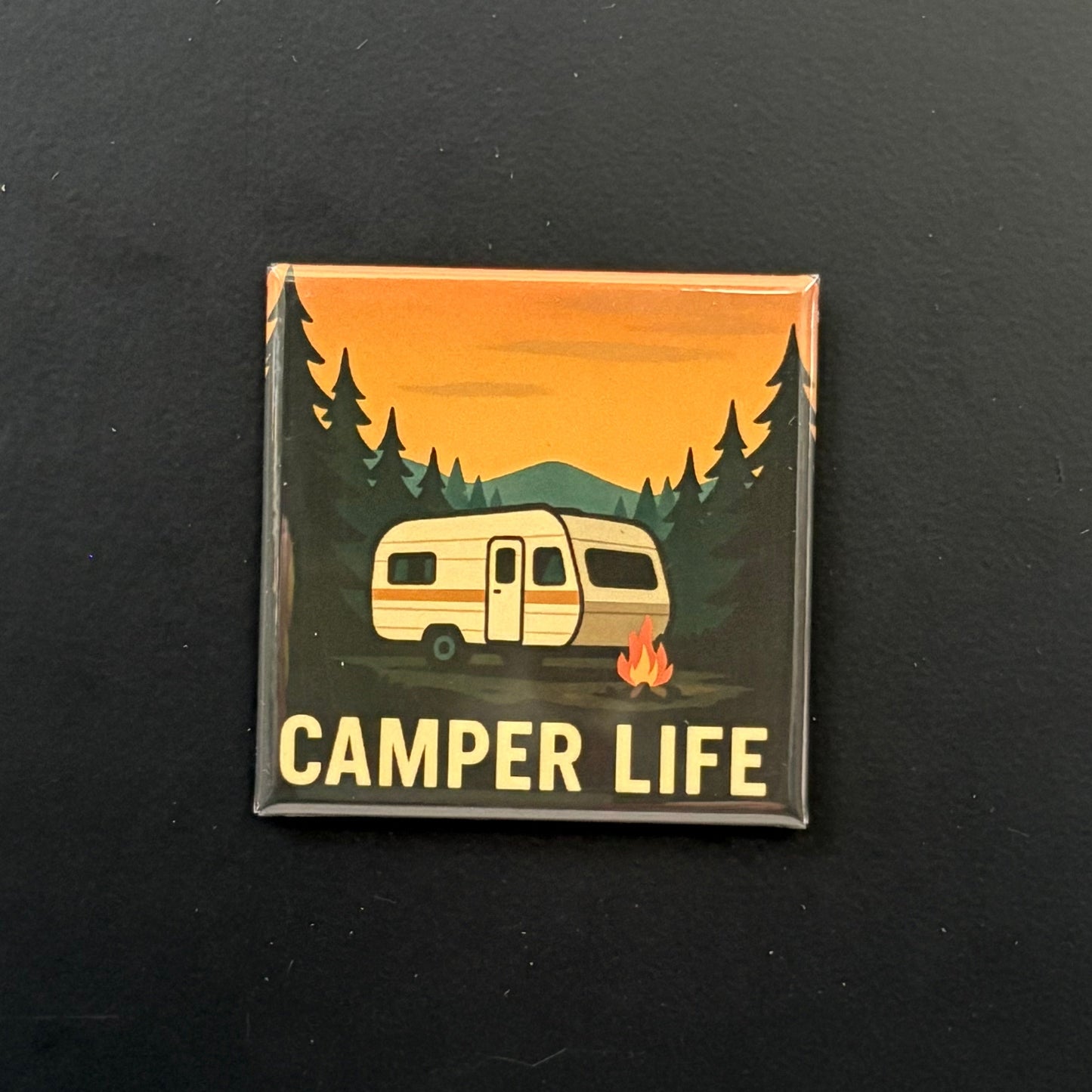 Camper Life - Hobbies & Sports - 2"x2" Magnet