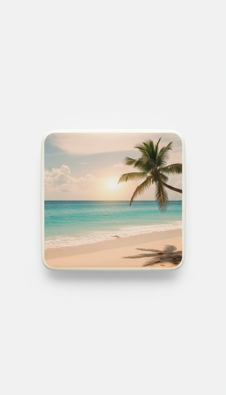 Personalized Photo Magnet Polished Finish